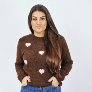 Camisola Love | Castanho