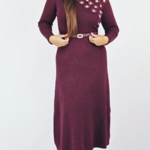 Vestido Pilar | Burgundy